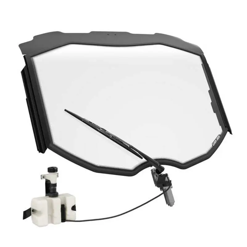 Brp Can-Am Maverick X3 Glass Windshield With Wiper & Washer Kit 1