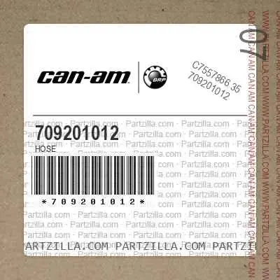 Brp Oem Can-Am Cooling System Hose - 709201012 1
