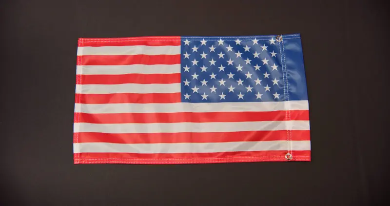 Buggy Whip Inc 3 X 5 Ft Usa Made American Flag - Left 1