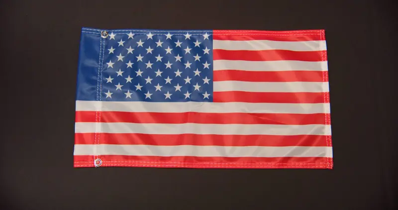 Buggy Whip Inc 3 X 5 Ft Usa Made American Flag - Right 1