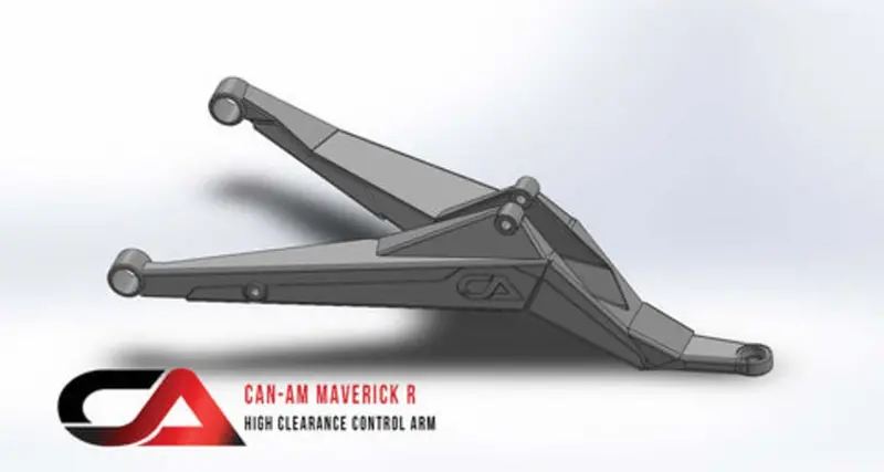 Ca Technologies Can-Am Maverick R High Clearance Boxed Lower Control Arm 1