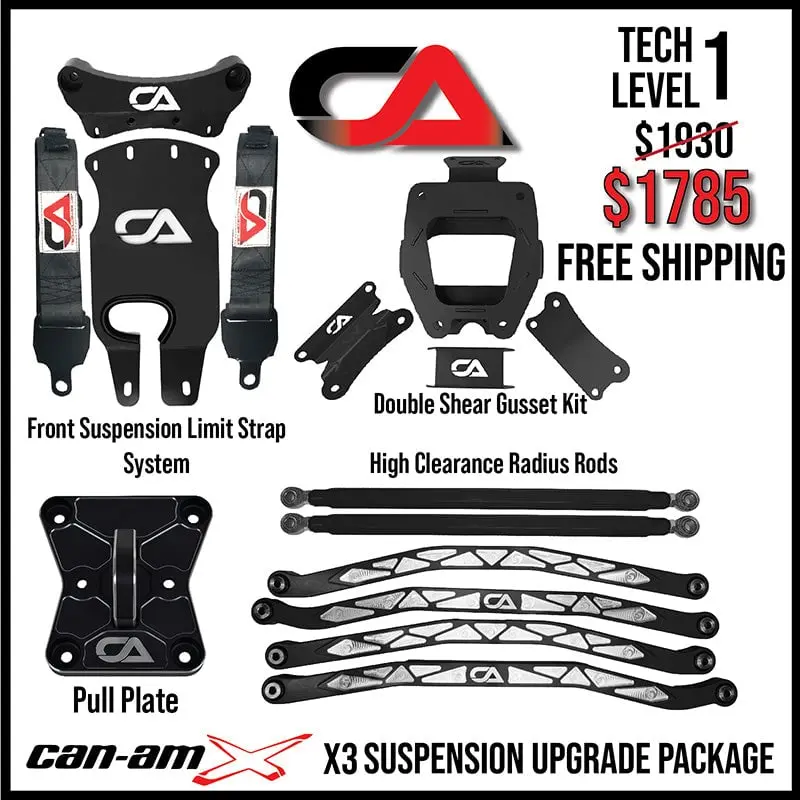 Ca Technologies Can-Am Maverick X3 Level 1 Suspension Kit 1