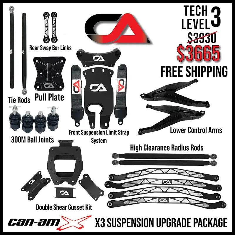 Ca Technologies Can-Am Maverick X3 Level 3 Suspension Kit 1