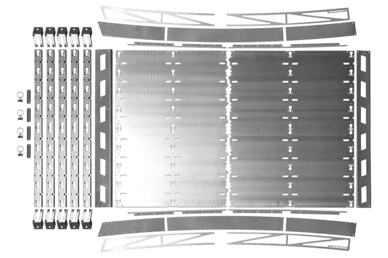 Cagewrx '14-'23 Polaris Rzr Xp 1000 Super Shorty Roof Rack Kit - 4 Seat 1