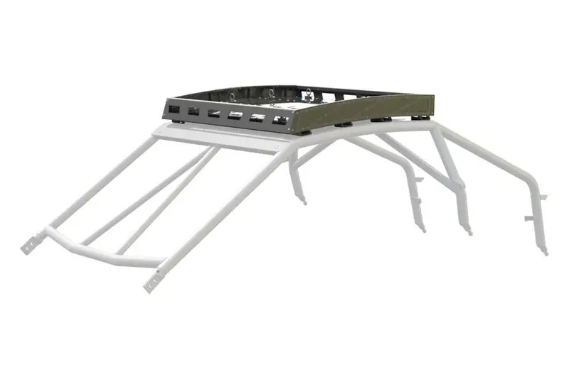 Cagewrx '14-'23 Polaris Rzr Xp Turbo Baja Spec Roof Rack - Assembled 1
