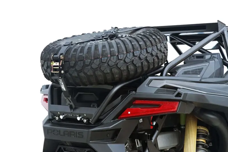 Cagewrx '20-'25 Polaris Rzr Pro R/ Turbo R Spare Tire Carrier - Gen 2 1