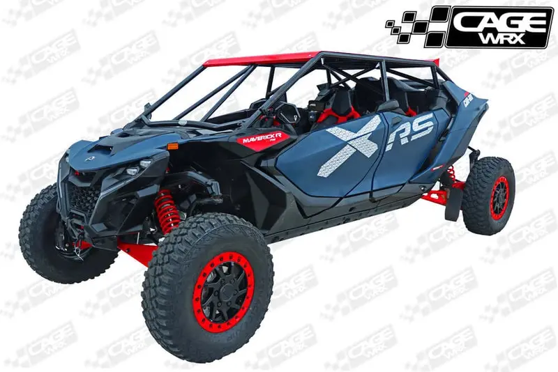 Cagewrx Can-Am Maverick R Max Baja Spec Roll Cage - Asssembled 2