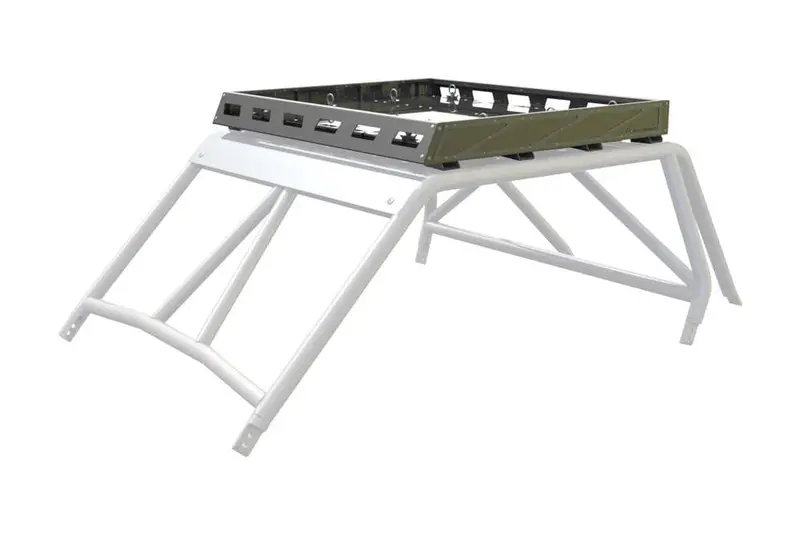 Cagewrx Polaris Rzr Pro R/ Pro Xp Baja Spec Roof Rack - Assembled 1