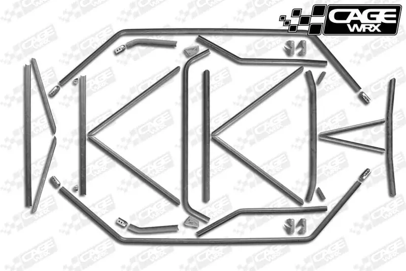Cagewrx Polaris Rzr Xp4 1000 Baja Spec Cage Kit 1