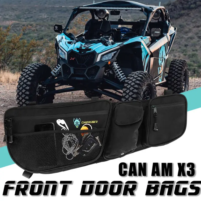 Chupacabra Offroad Can Am Maverick X3 Passenger & Driver Side Storage Door Bag 1