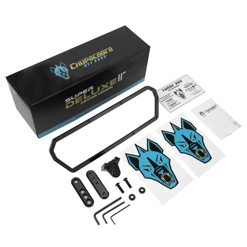 Chupacabra Offroad Can-Am Maverick X3 Super Deluxe 11" Offroad Utv Center Rearview Mirror 1