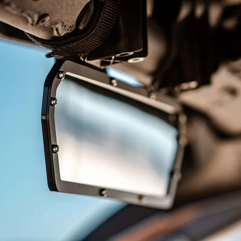 Chupacabra Offroad Replacement Glass For 11" Super Deluxe Center Mirror 1
