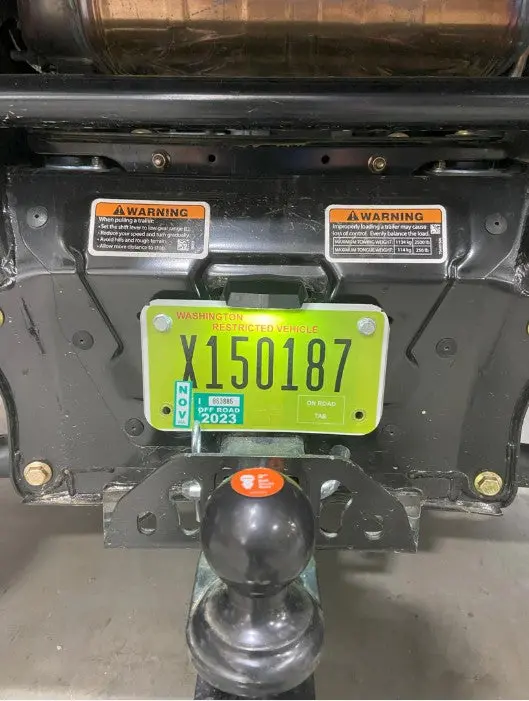Corbin Led License Plate Bracket For Can-Am Utvs 1