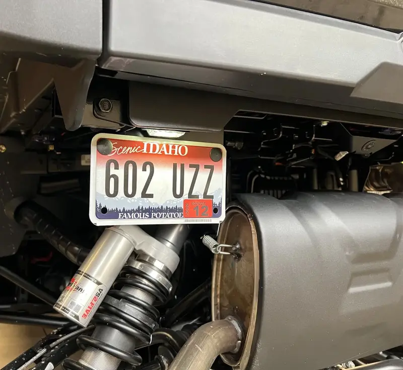 Corbin Led License Plate Brackets For Polaris Utvs 1