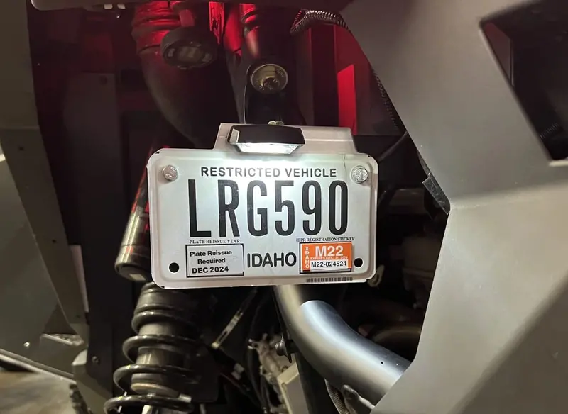 Corbin Led License Plate Brackets For Polaris Utvs 2