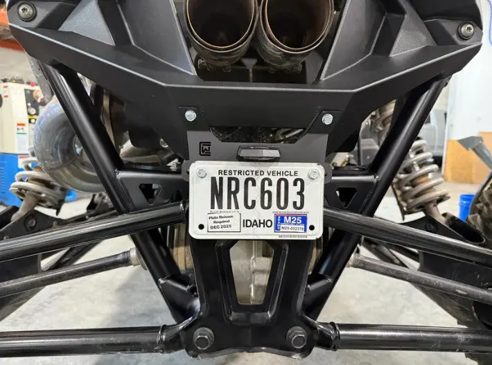 Corbin Led License Plate Brackets For Polaris Utvs 6