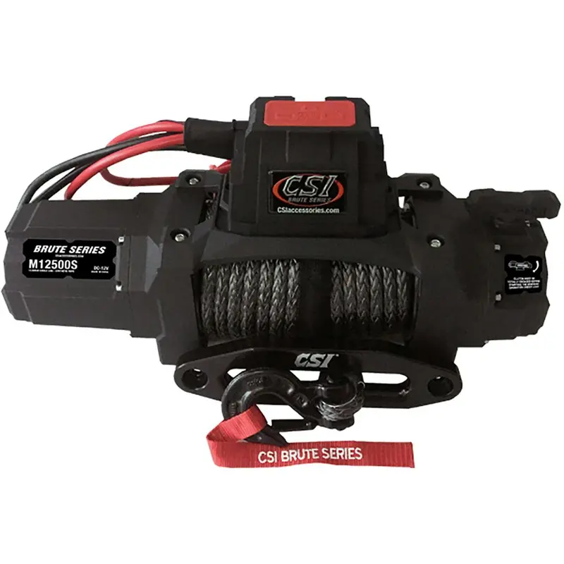 Csi Accessories M12500s Synthetic Rope Winch 1