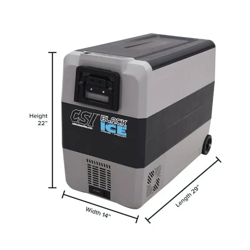 Csi Accessories W53 Black Ice Fridge/Freezer 1