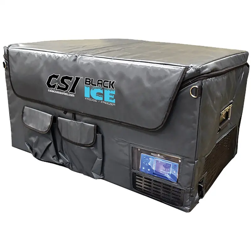 Csi Accessories W56 Black Ice Fridge/Freezer Insulation Cover 1