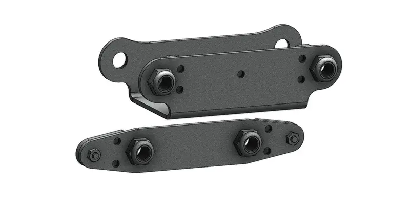 Ct Race Worx Can-Am Maverick R Front Suspension Nut Plate Kit 2