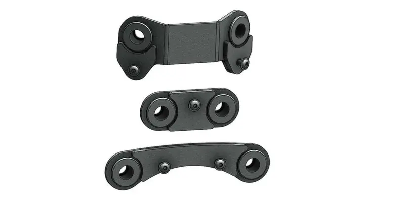 Ct Race Worx Can-Am Maverick R Rear Radius Rod Race Plates 1