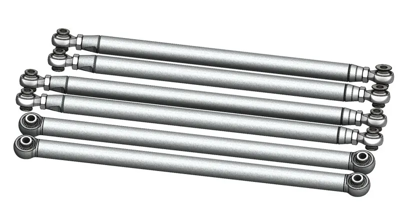 Ct Race Worx Can-Am Maverick X3 64" Chromoly Race Series Radius Rod Kit 1