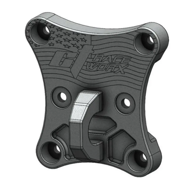 Ct Race Worx Can-Am Maverick X3 Billet Proof Radius Rod Plate W/ Tow Ring 1