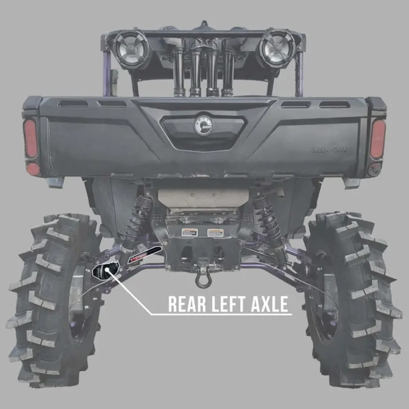 Demon Powersports '19 Polaris Rzr Turbo S Xtreme Heavy Duty Long Travel Axle 5