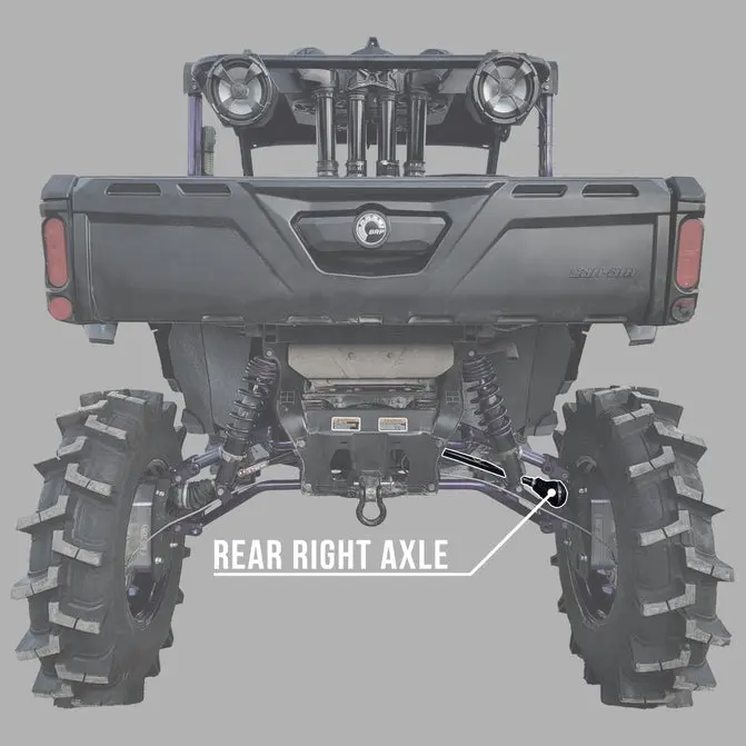 Demon Powersports '20 Polaris Rzr Turbo Rugged Performance Axle 4