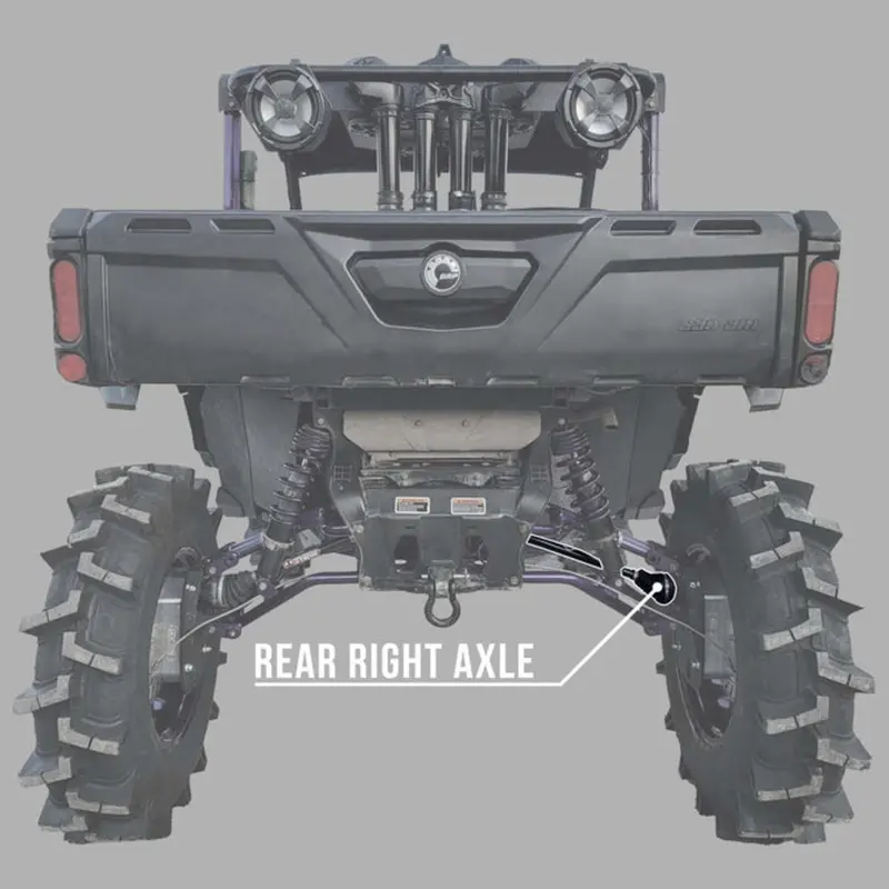 Demon Powersports '21 Can-Am Maverick X3 Max Demon Xtreme Heavy Duty Long Travel Axle 5