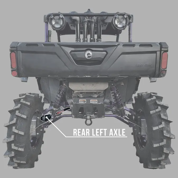 Demon Powersports Polaris Ranger 400 Rugged Performance Axle 3