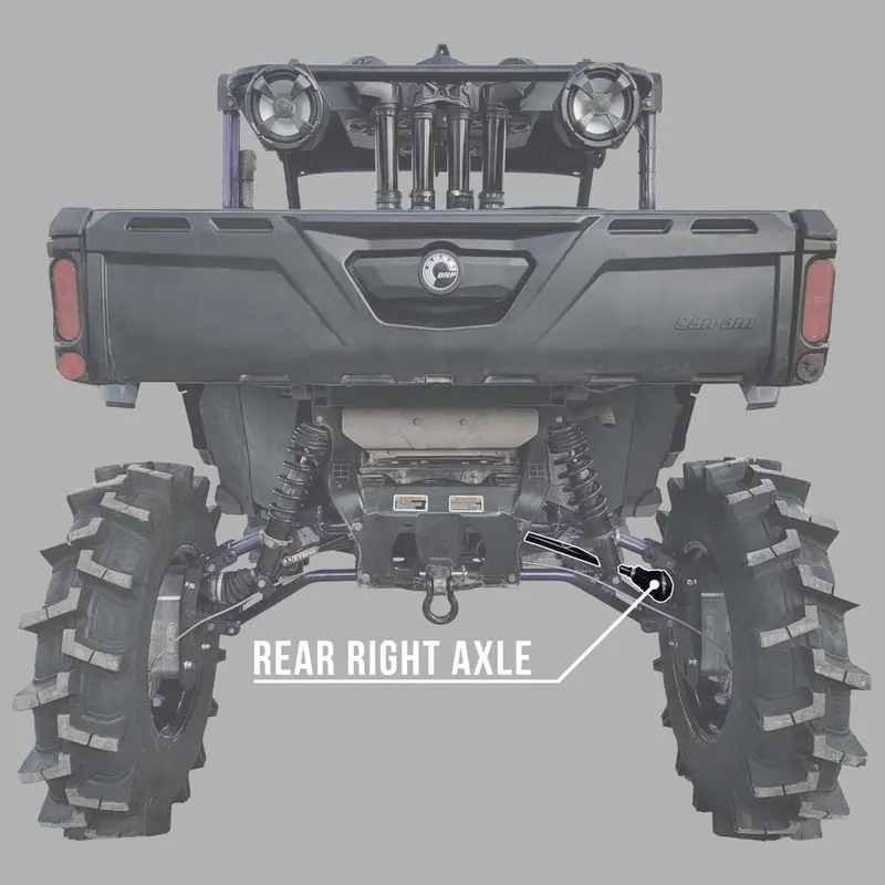 Demon Powersports Polaris Rzr Xp Turbo S Xtreme Heavy Duty Axle 5