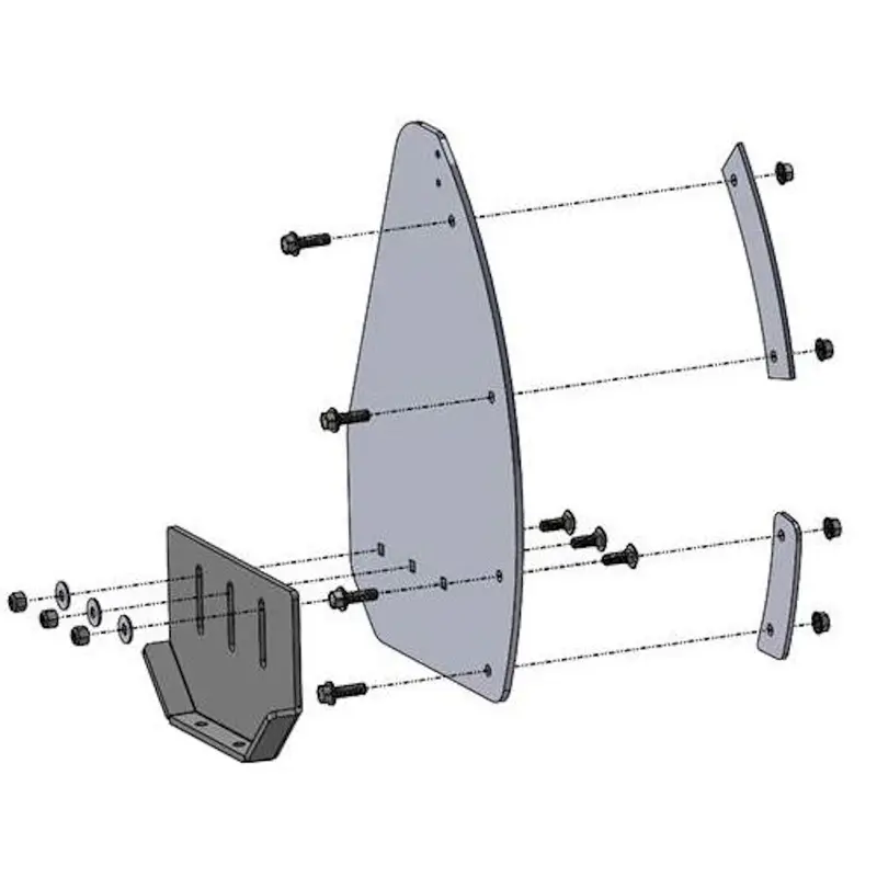 Denali Utv Plow Blade Box Ends 2