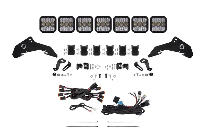 Diode Dynamics '19-'24 Honda Talon Ss5 Roof Crosslink Lightbar Kit 1
