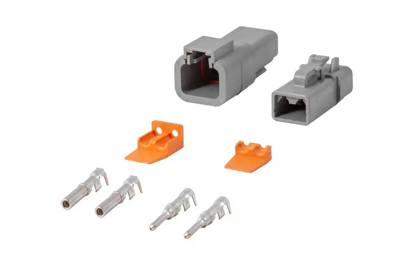 Diode Dynamics 2-Pin Deutsch Connector Kit - 12-14 Gauge 1
