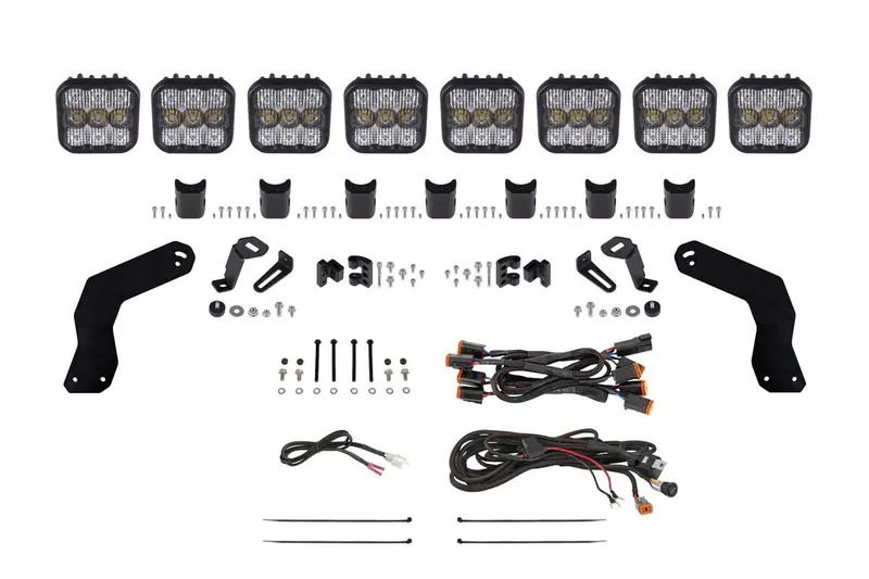 Diode Dynamics Can-Am Maverick X3 Ss5 Roof Cross Link Lightbar Kit 1