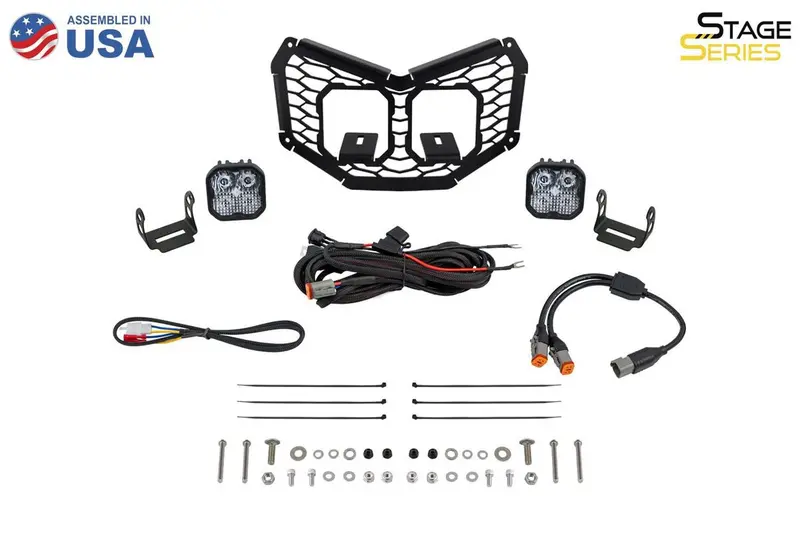 Diode Dynamics Can-Am Maverick X3 Stage Series Led Grille Kit 6