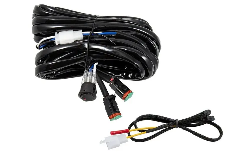 Diode Dynamics Heavy Duty 2-Pin Dual Output Off-Road Harness Wiring 1
