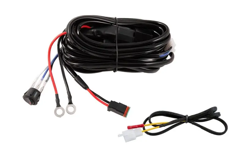 Diode Dynamics Heavy Duty 2-Pin Single Output Off-Road Harness Wiring 1