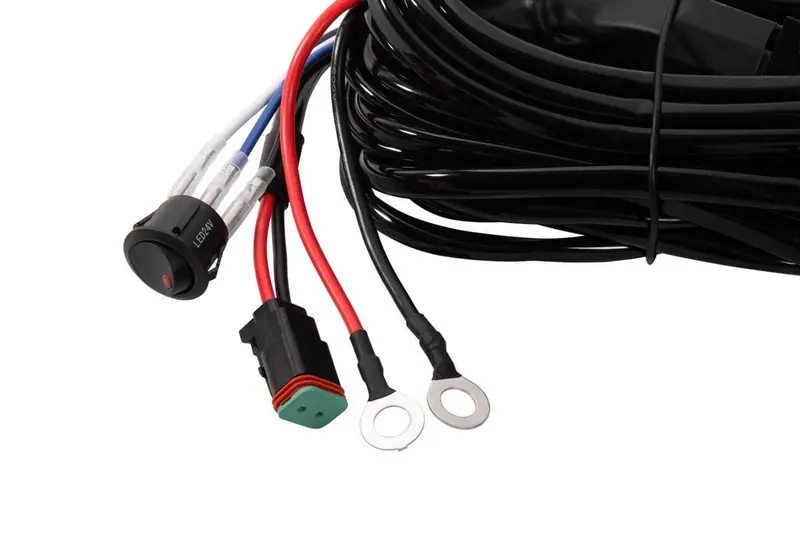 Diode Dynamics Heavy Duty 2-Pin Single Output Off-Road Harness Wiring 2