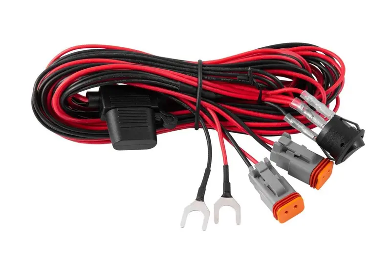 Diode Dynamics Light Duty 2-Pin Dual Output Off-Road Harness Wiring 1