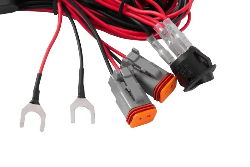 Diode Dynamics Light Duty 2-Pin Dual Output Off-Road Harness Wiring 2