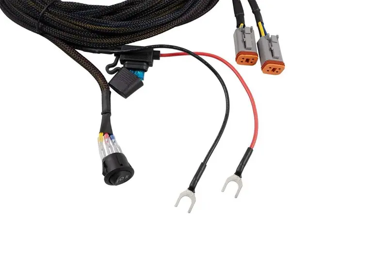 Diode Dynamics Light Duty 4-Pin Dual Output Harness Wiring 2