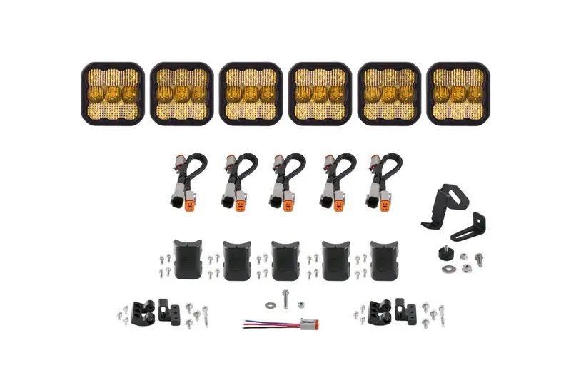 Diode Dynamics Ss5 Cross Link 6-Pod Led Light Bar - One 5