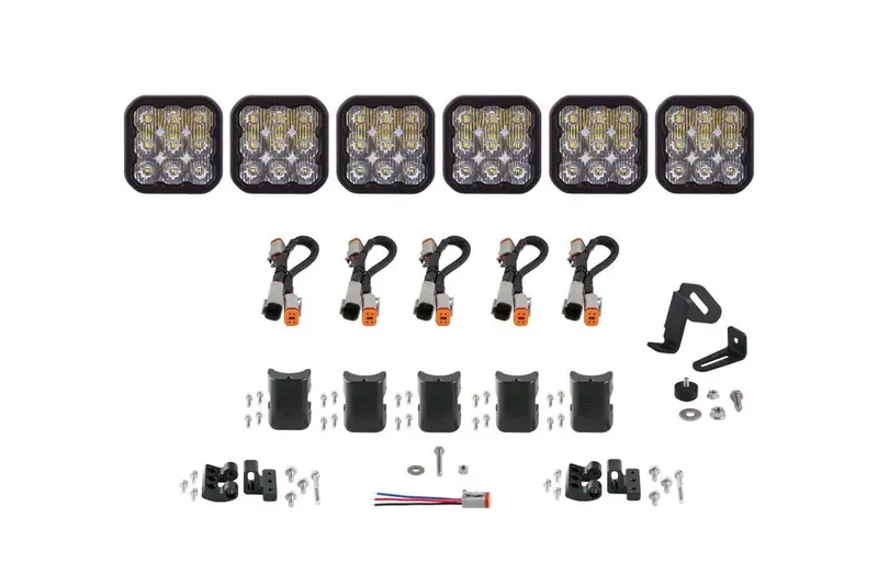 Diode Dynamics Ss5 Cross Link 6-Pod Led Light Bar - One 6