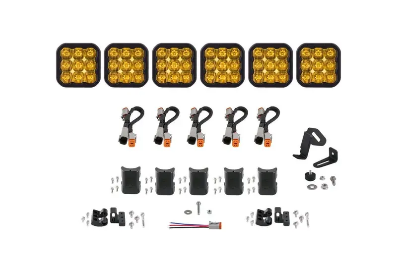 Diode Dynamics Ss5 Cross Link 6-Pod Led Light Bar - One 7