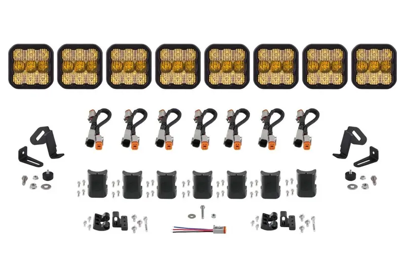 Diode Dynamics Ss5 Cross Link 8-Pod Led Light Bar - Single 5