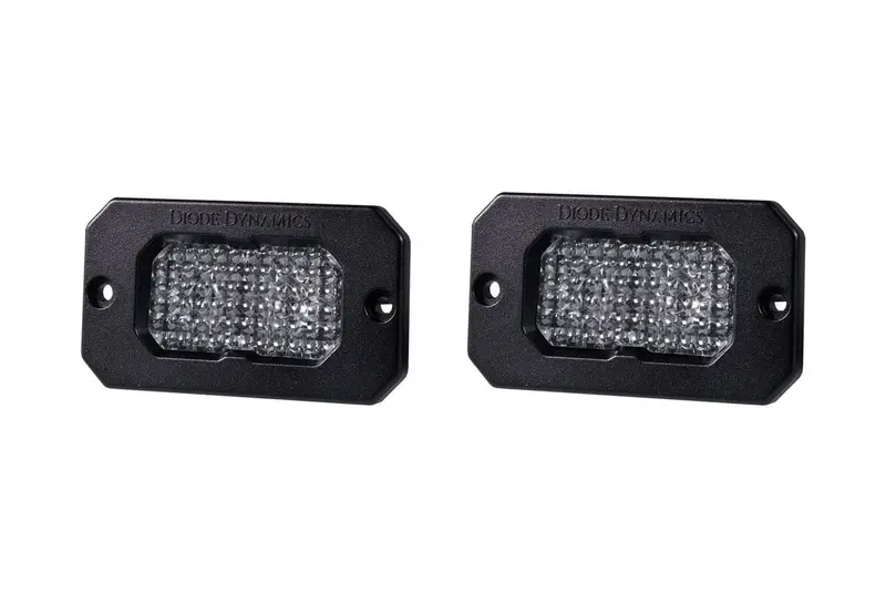 Diode Dynamics Stage Series 2” Sae White Sport Flush Mount Led Pod - Pair 8