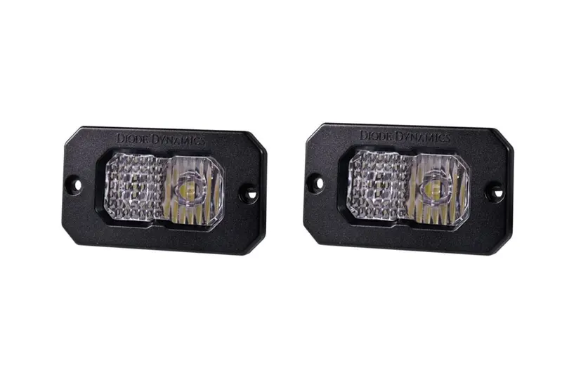 Diode Dynamics Stage Series 2” Sae White Sport Flush Mount Led Pod - Pair 9