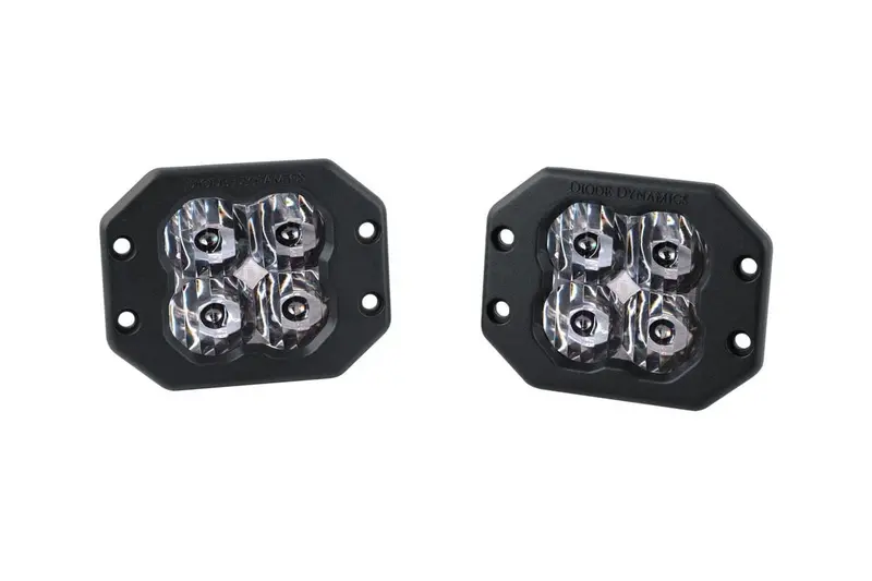 Diode Dynamics Stage Series 3” Sae/Dot White Sport Flush Mount Led Pod - Pair 9
